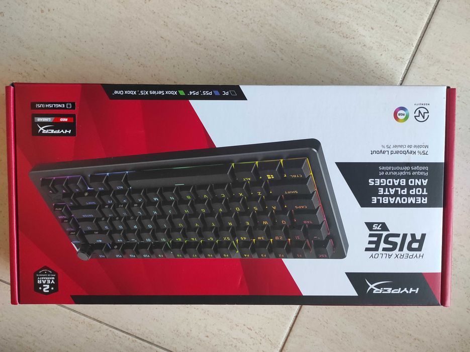 Teclado HyperX Gaming Alloy Rise 75