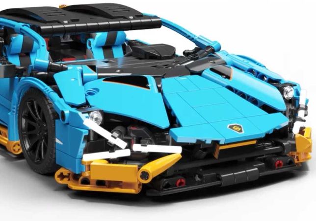 Lamborghini z klocków Technik Samochód jak lego nowy do złożenia