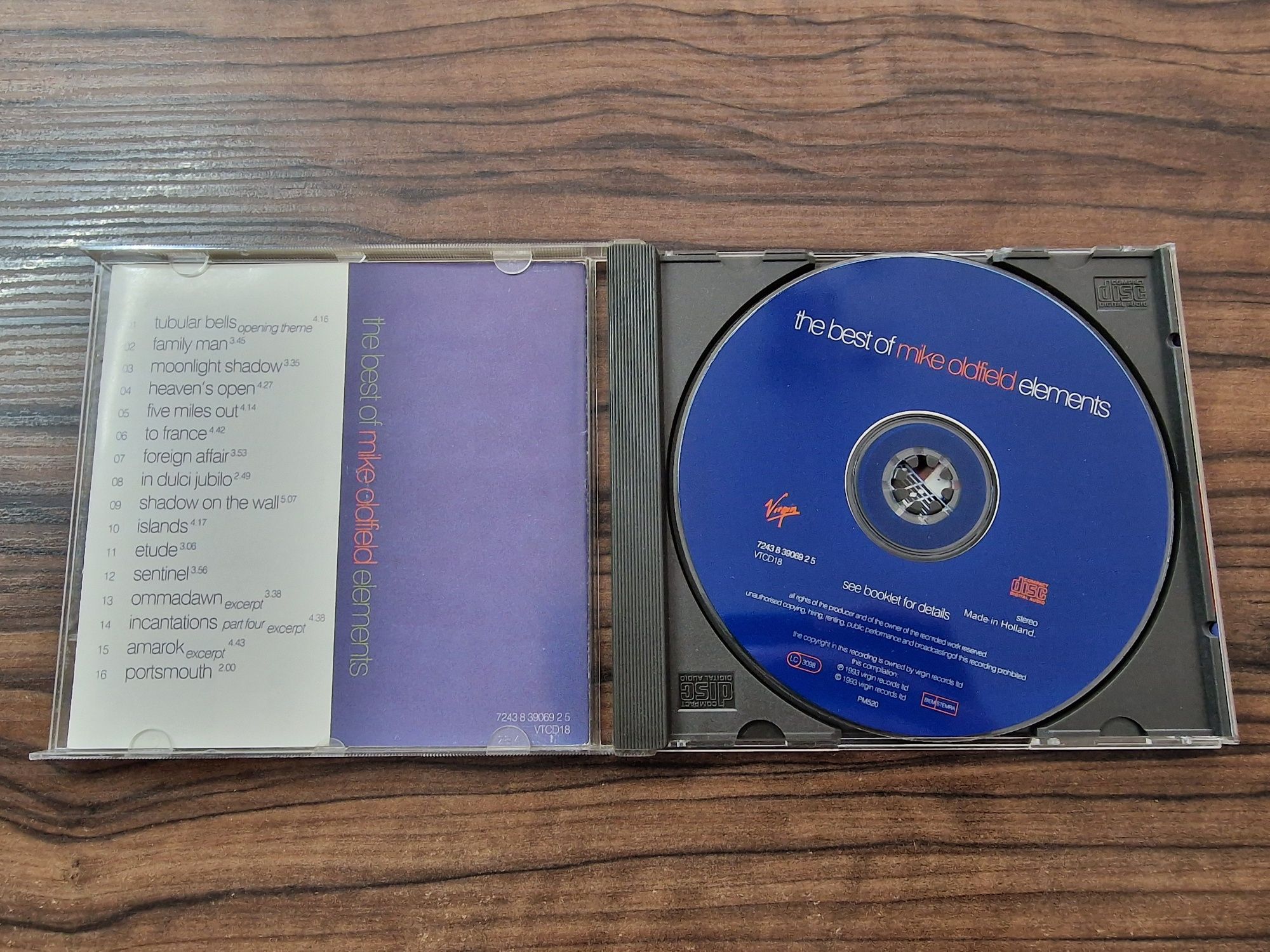 6 albumów cd Mike Oldfield music wonderland voyager elements essential