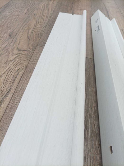 Półki na zdjęcia IKEA KNOPPANG 75cm BIAŁA BEJCA 2 sztuki