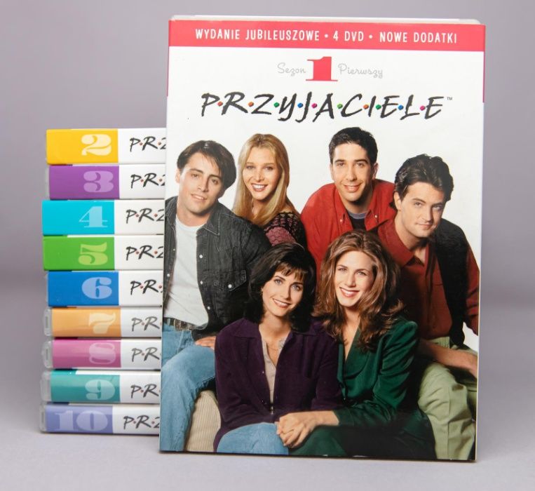 Serial Przyjaciele [Friends] 10 sezonów DVD. Stan idealny!!!