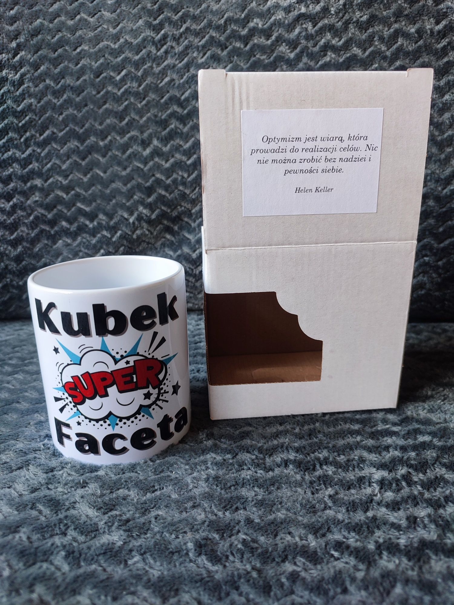 Kubek z napisem dla faceta - dzień chłopaka