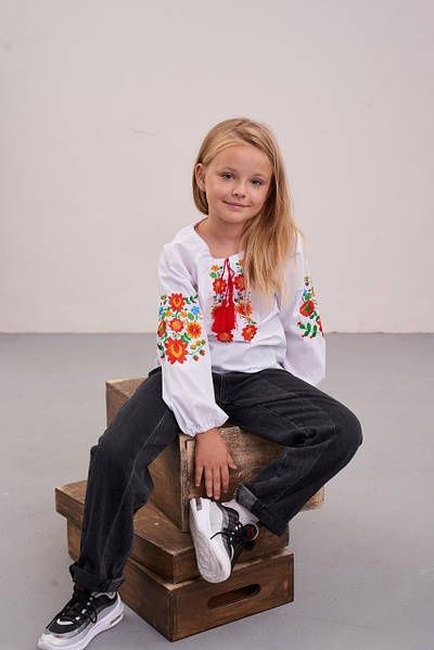 Вишиванка на дівчинку від 4, 5, 6 років
