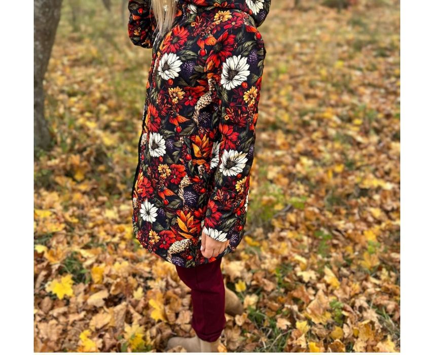 Damska kurtka gruba z polarem No Pewnie M