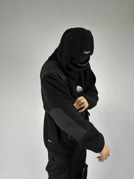 Nike ACG Supreme ninja fleece кофта худі шерпа флиска зипка черная М S
