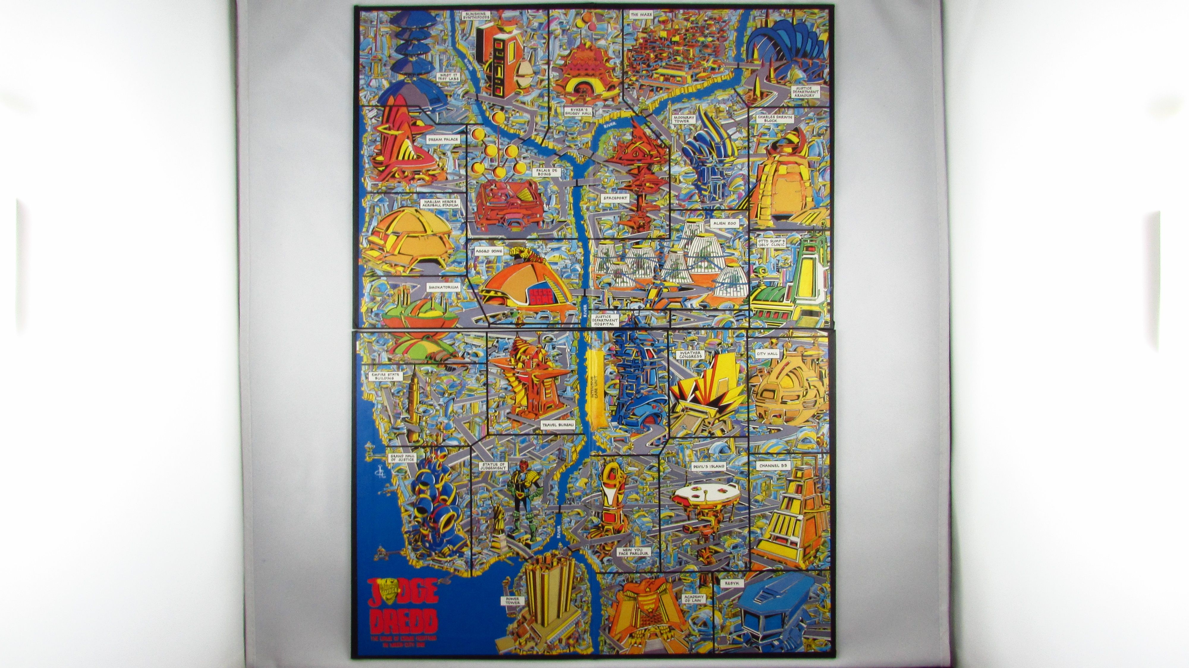 GAMES WORKSHOP - Judge Dredd Gra Planszowa 1982 r.