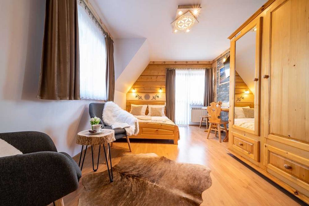 Pokoje apartamenty z widokiem na góry Tatry z kuchnią dzieci bilard