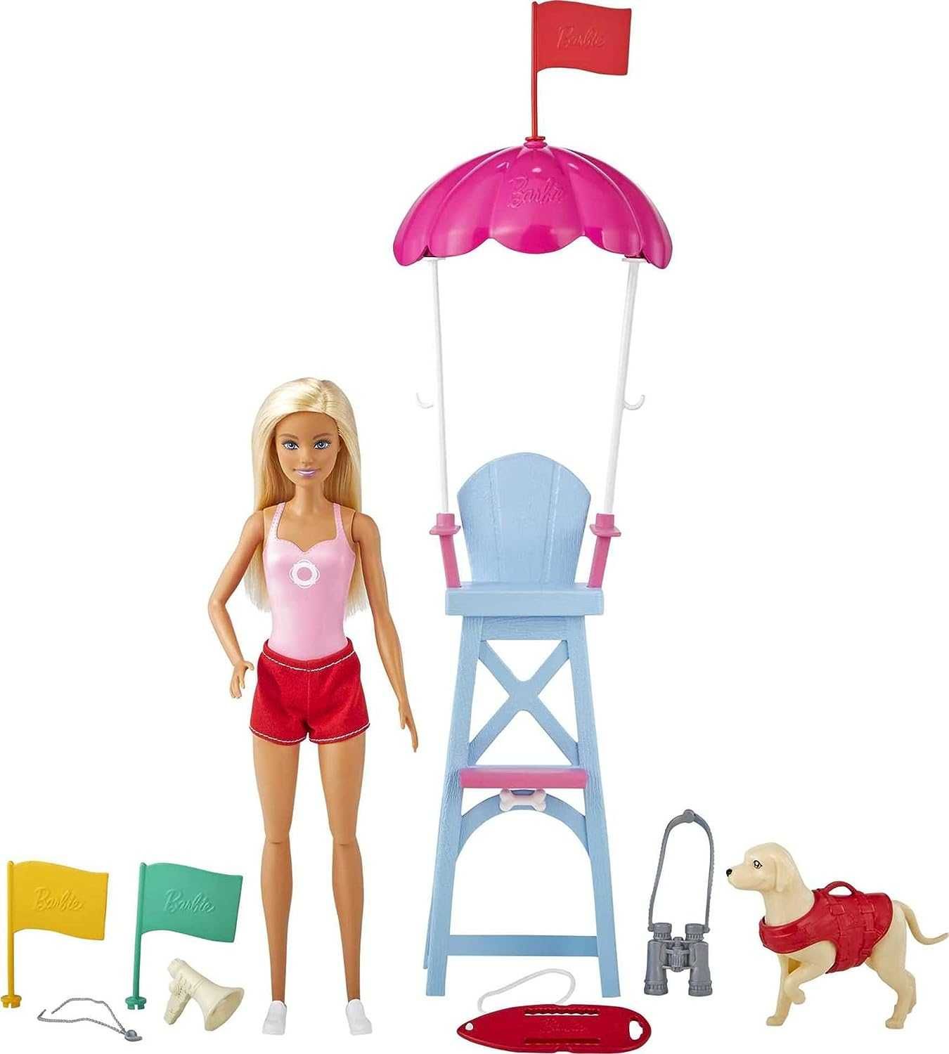 Лялька барбі рятувальниця. Barbie Careers Lifeguard