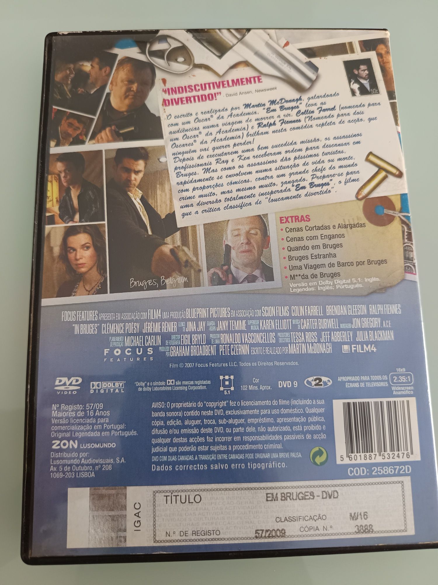 DVD em Bruges      .