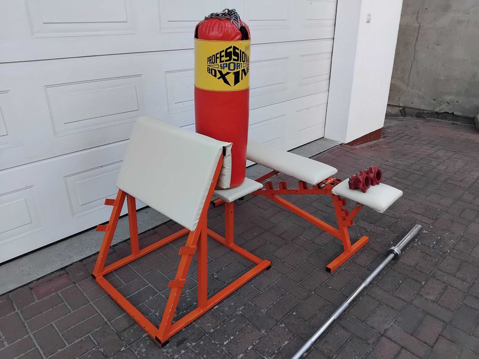 Mega zestaw Ławka, Modlitewnik, Gryf Olimpijski, Worek Bokserski !!!