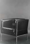 IKEA Klappsta Fotel Designer Skóra naturalna 1999 3 SZT DOSTĘPNE