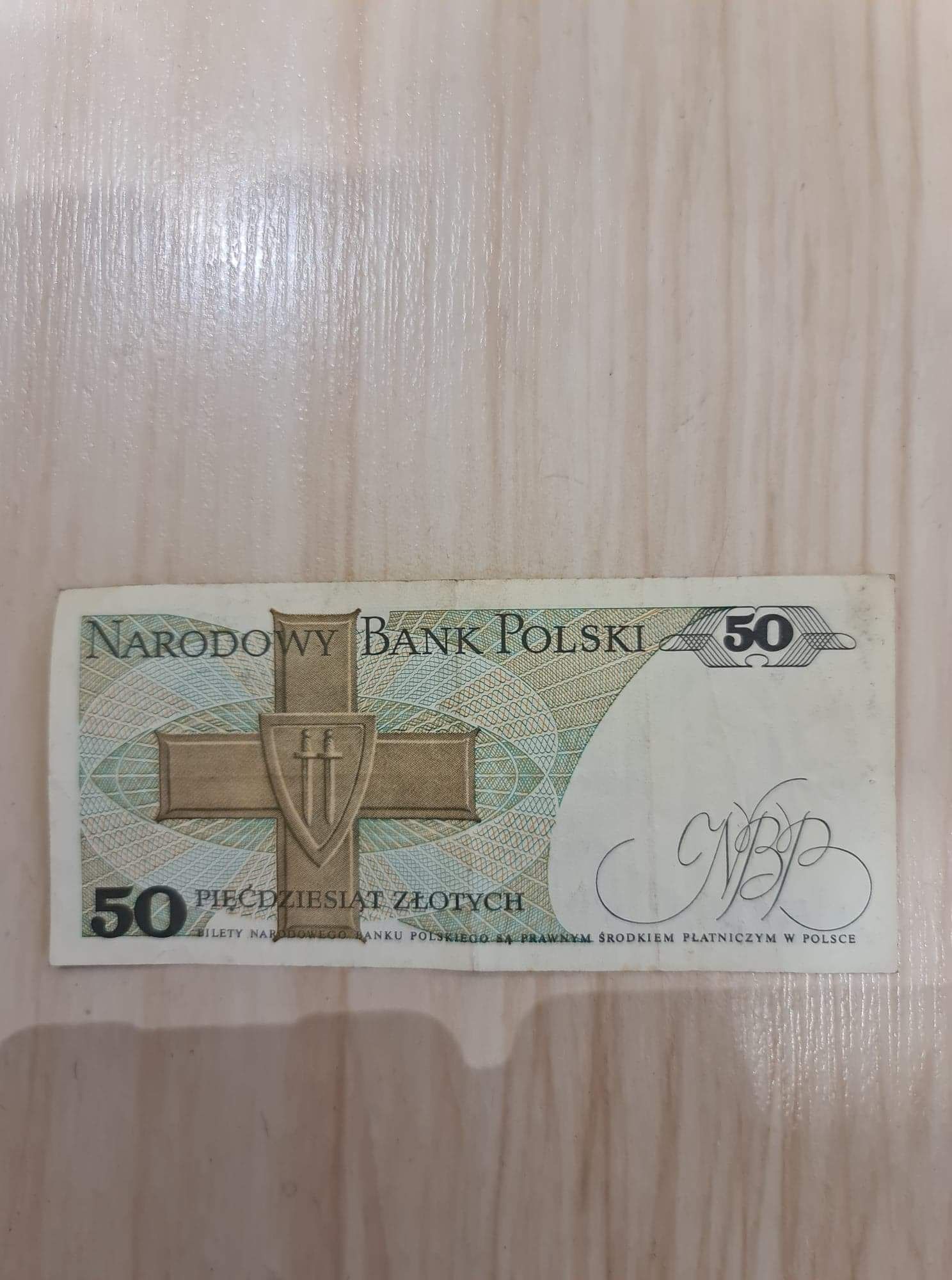 Banknot 50 złotych z 1988 roku
