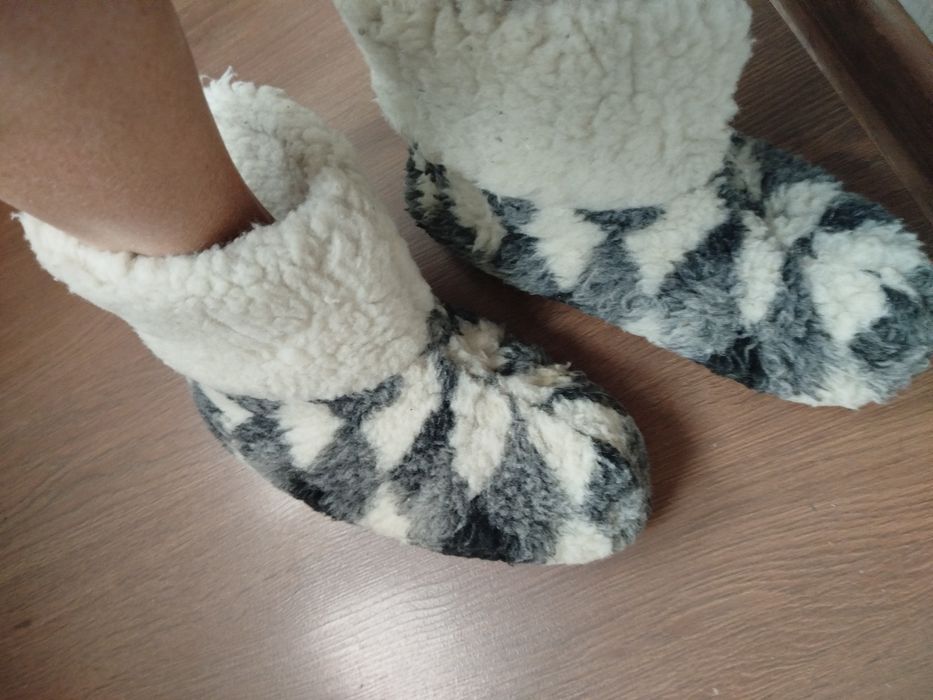 Тапки домашние овчина угги чуни