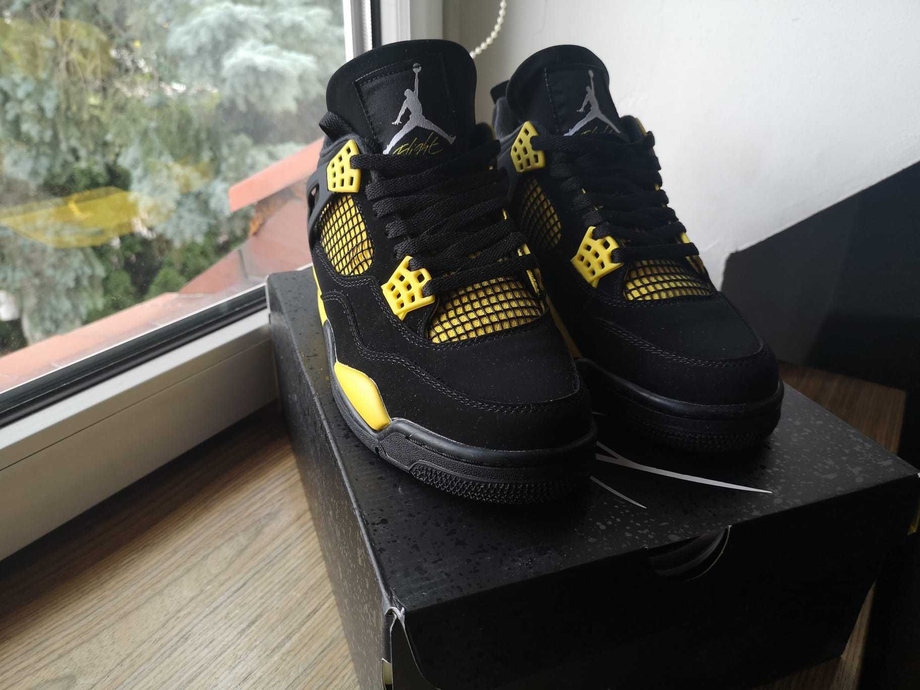 Nike Air Jordan 4 | Yellow Thunder | rozmiar EU41 | Nowość!