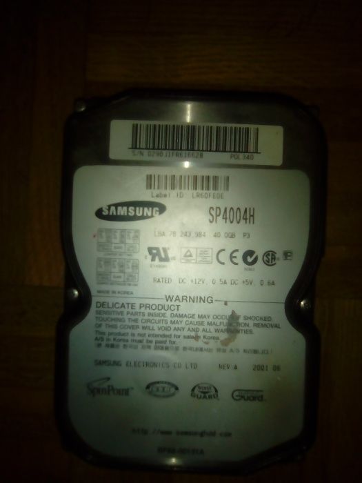 Disco Samsung 3.5" 40G