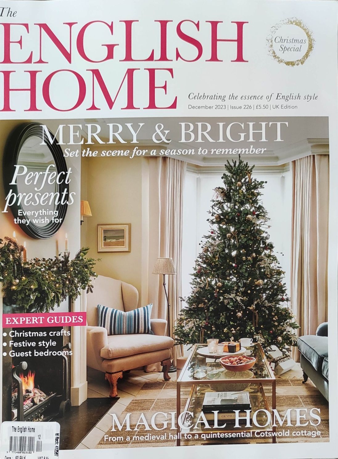 The English Home Magazyn 12/23 angielski styl Święta Bożego Narodzenia
