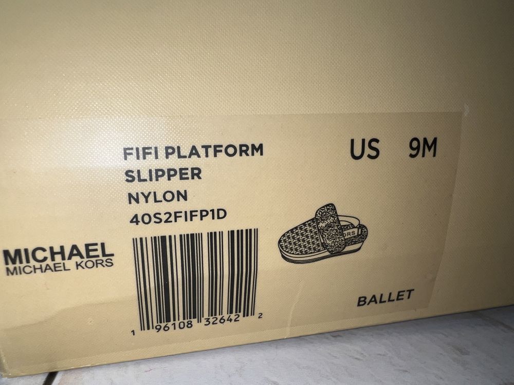 Fifi platform slipper Michael Kors оригинал, слиппер на платформе