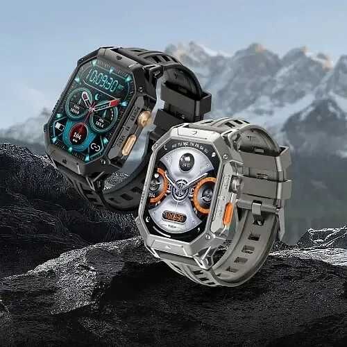 ЗАХИЩЕНИЙ смарт-годинник HAYLOU Iron N1 LS24 Grey EU з захисним склом