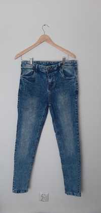 Jasne nowe jeansy dżins skinny XL