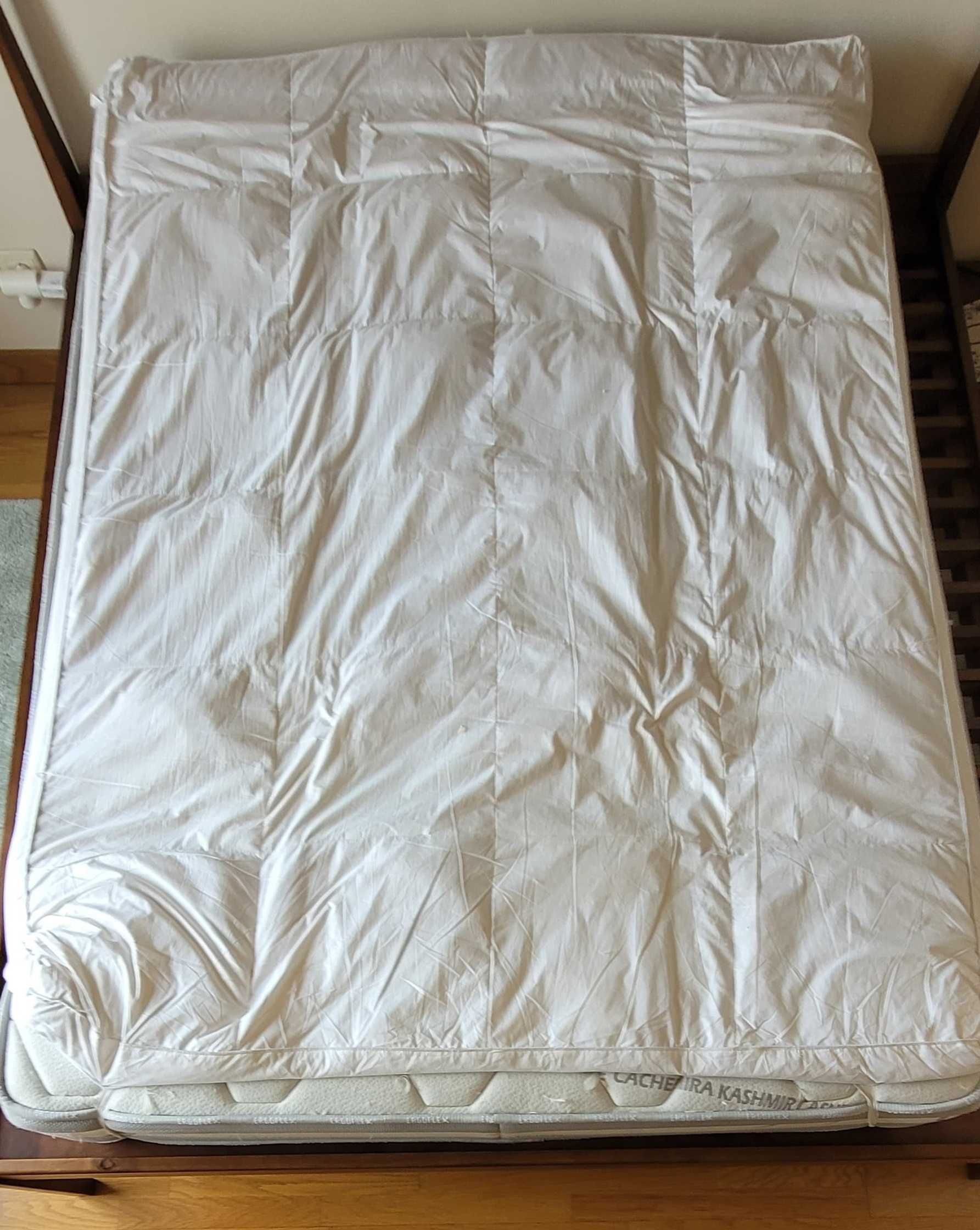 colchão ERGOFLEX com estrado e topper 140x200