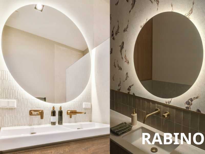 Lustro LED 70 cm Okrągłe IP65 –Zmiana Barwy, Montaż w Zestawie PREMIUM