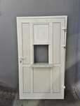 Drzwi aluminiowe z oknem