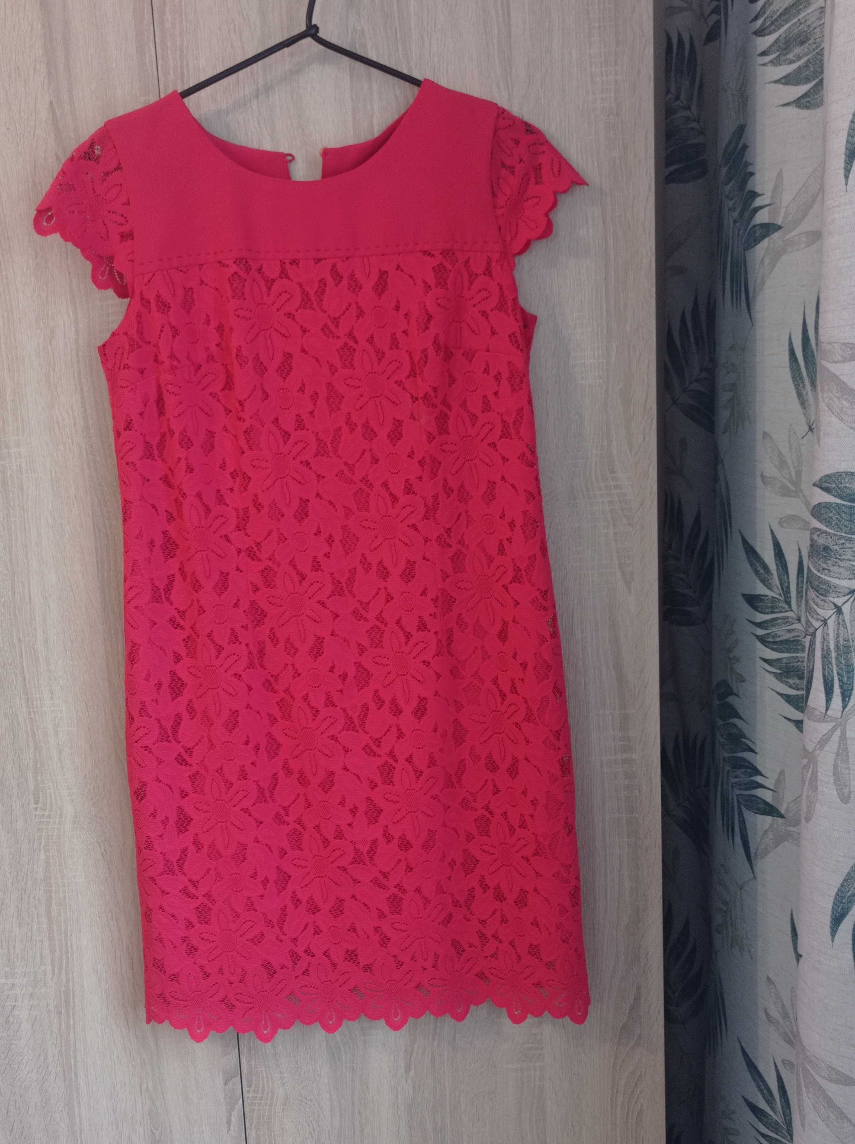 Czerwona sukienka L/XL, sukienka rozmiar XL, sukienka rozmiar L