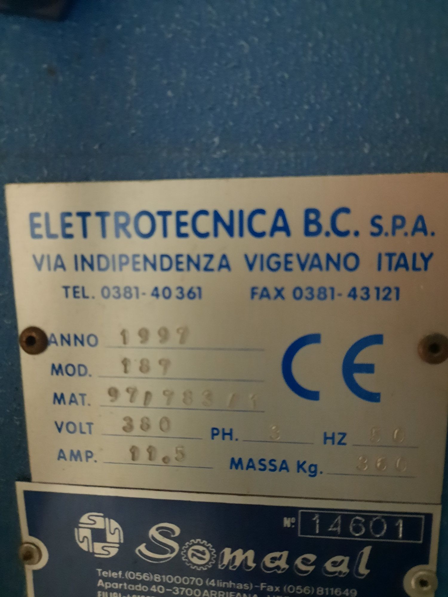 Câmara de frio B.c. Elettrotecnica