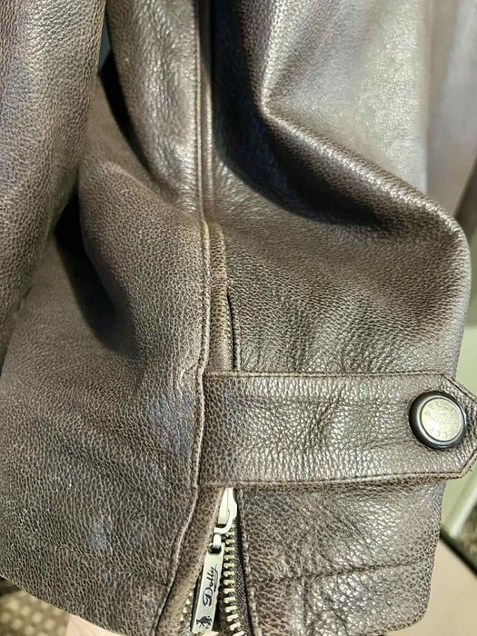 Куртка шкіряна, стиль Авіатор , чоловіча хххl