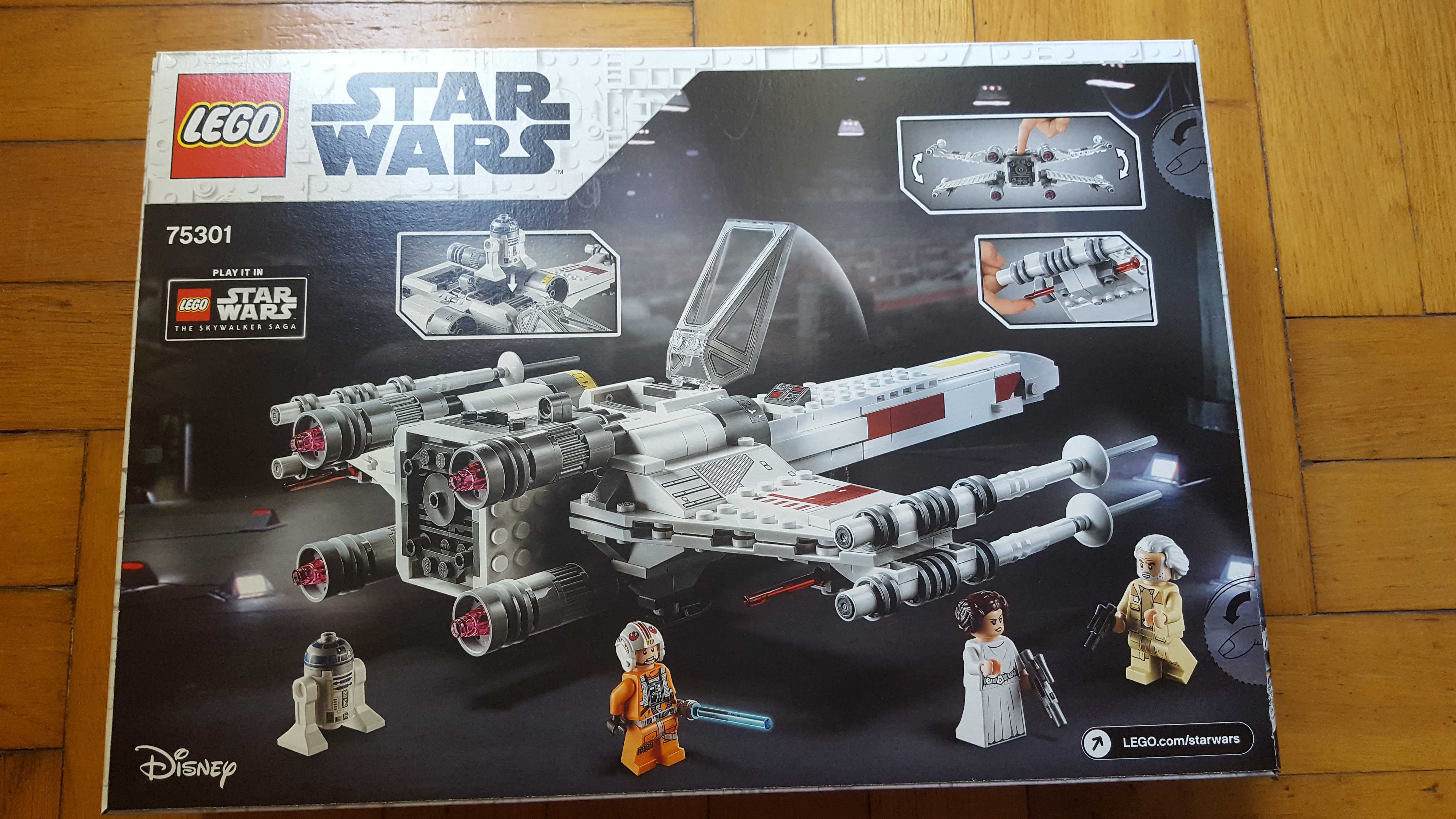 LEGO Star Wars 75301 + 75325 X-Wing Luke’a Skywalkera i Myśliwiec N-1