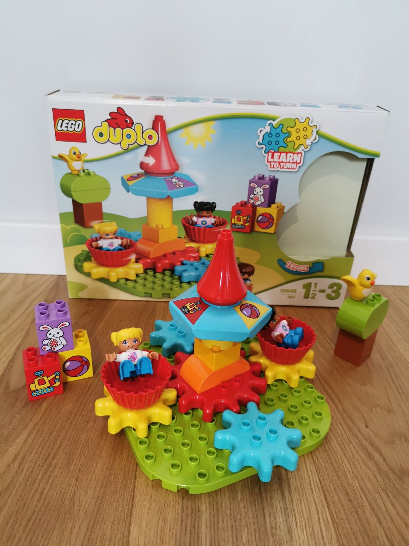 LEGO DUPLO klocki Moja pierwsza karuzela 10845 kompletne