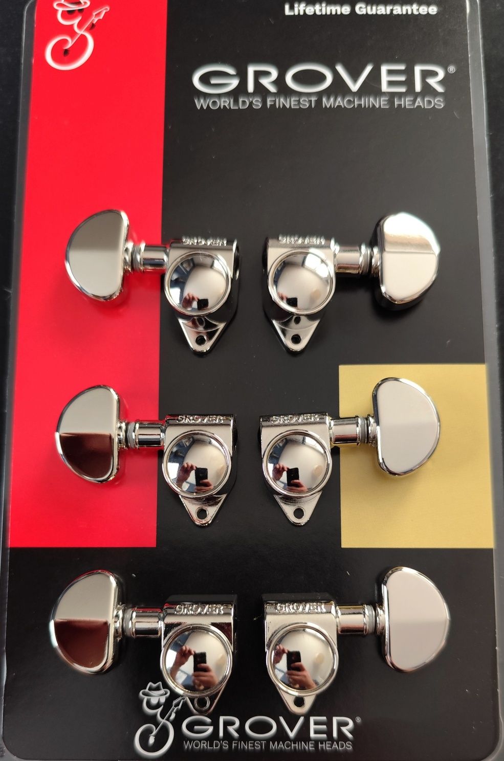 Klucze gitarowe Grover nikiel 3+3 Gibson Epiphone Les Paul SG