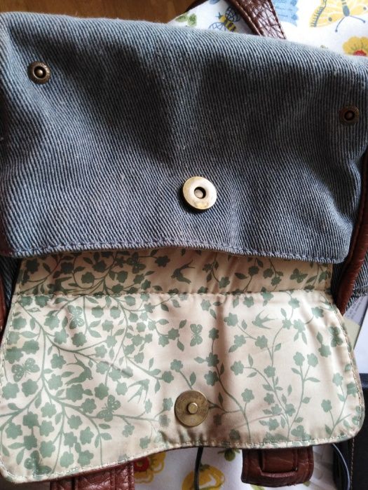 Torebka M&S Indigo Collection niebieska 17x21x10