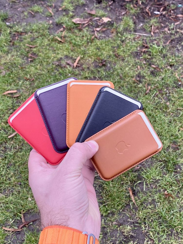 Skorzany portfel z magsafe dla iphone (5 kolorow)