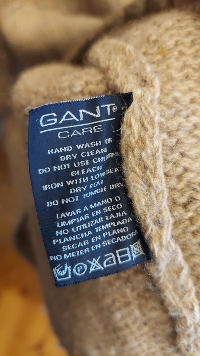 Sweter męski wełna M GANT