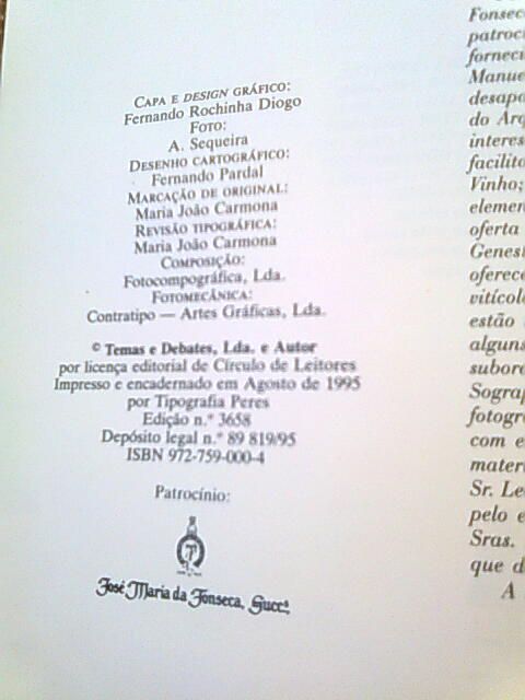 O grande livro do vinho de J. Duarte Amaral