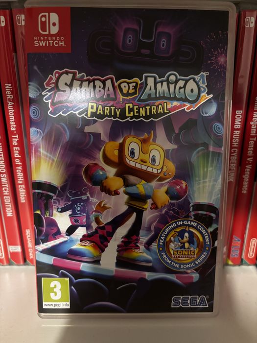 Gra Samba de Amigo Party Central Ninteno Switch ideał