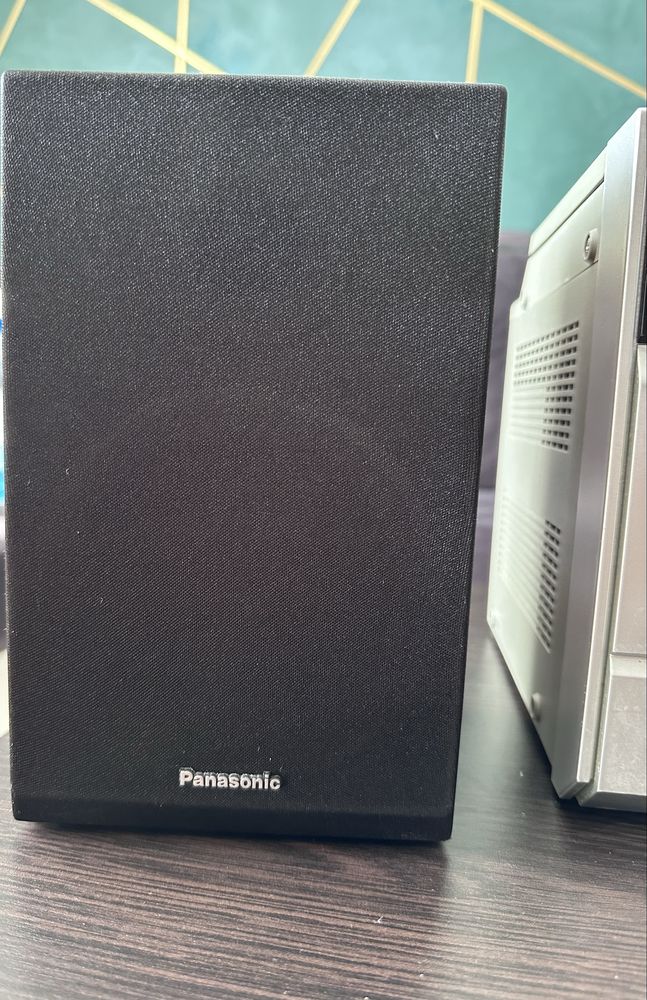 Panasonic SA-PM4 wieża + 2 głośniki + zasilacz