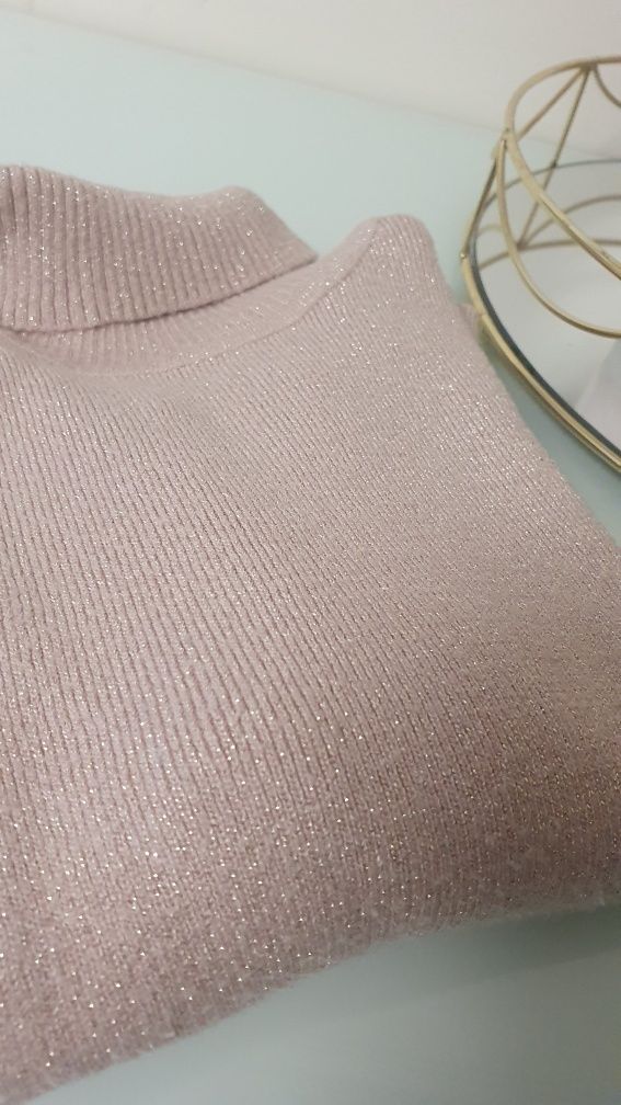 Camisola de gola alta para menina