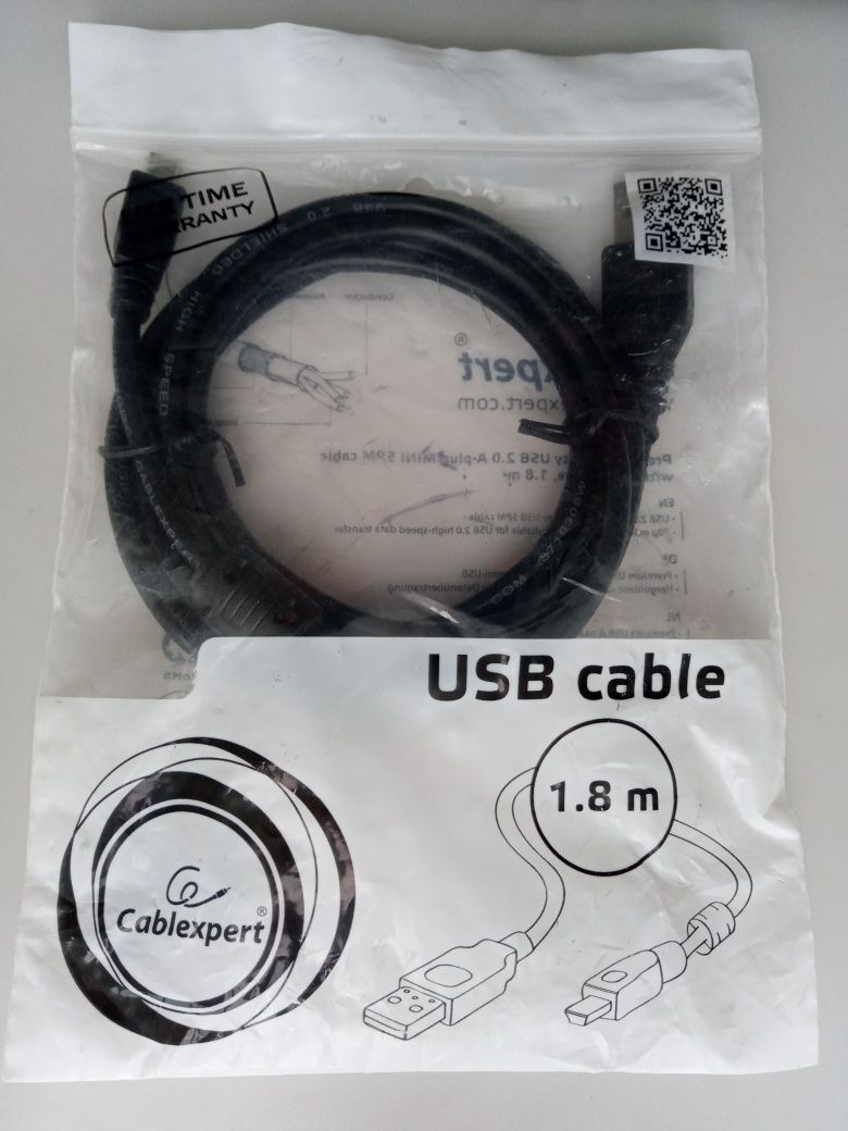 Кабель USB - mini USB 1.8m метра