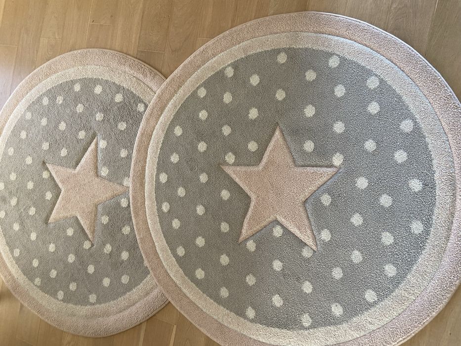 Zestaw 2 dywanow okrągły h