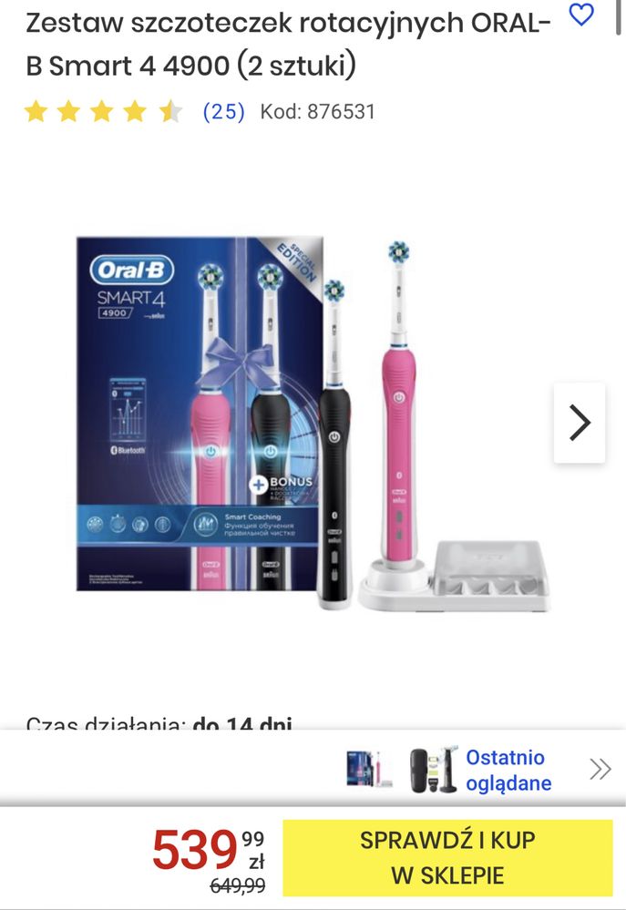 Szczoteczki elektryczne Oral-B