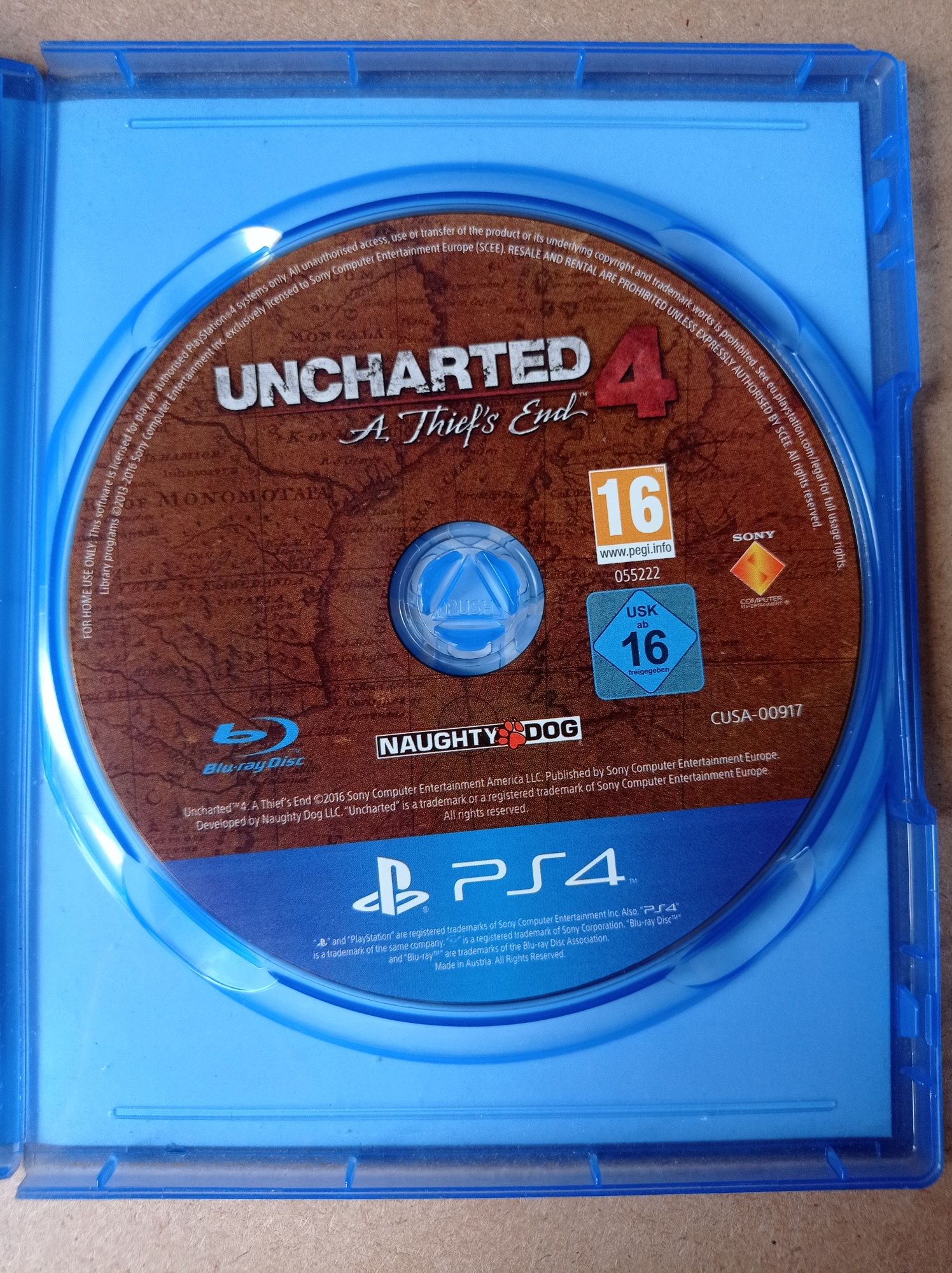 Uncharted 4 PlayStation 4 Ps4