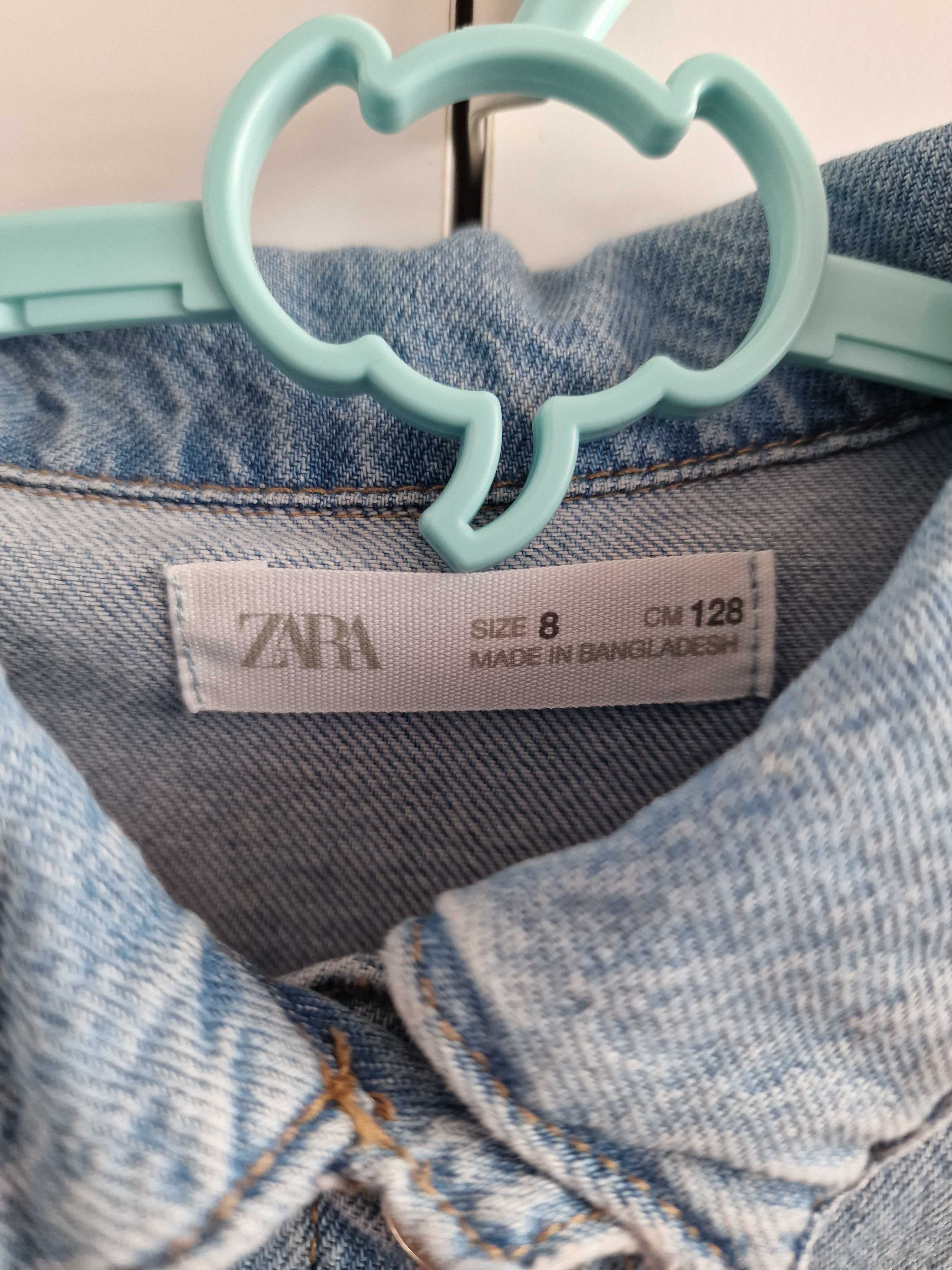 Koszula jeansowa Zara r.128