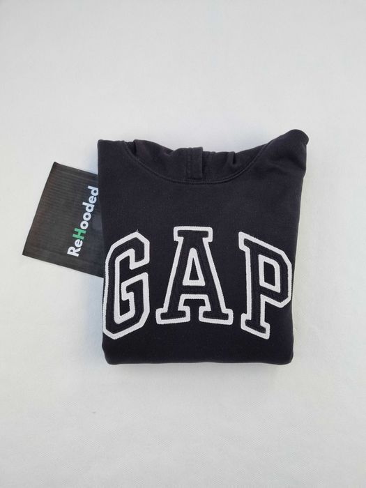 Nowa czarna bluza z kapturem unisex GAP Rozmiar S