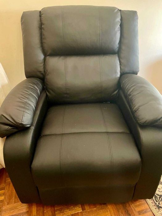 Poltrona em pele como Nova