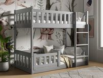 Dziecięce łóżko piętrowe LILA SLIM z drewna sosnowego 160x80