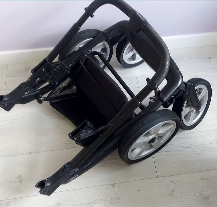 Czarny wózek X-Lander 2 w 1 + akcesoria