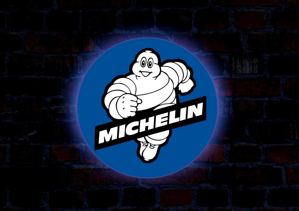 LED Neon MICHELIN, Reklama świetlna, PRODUCENT szyldów LED, Baner