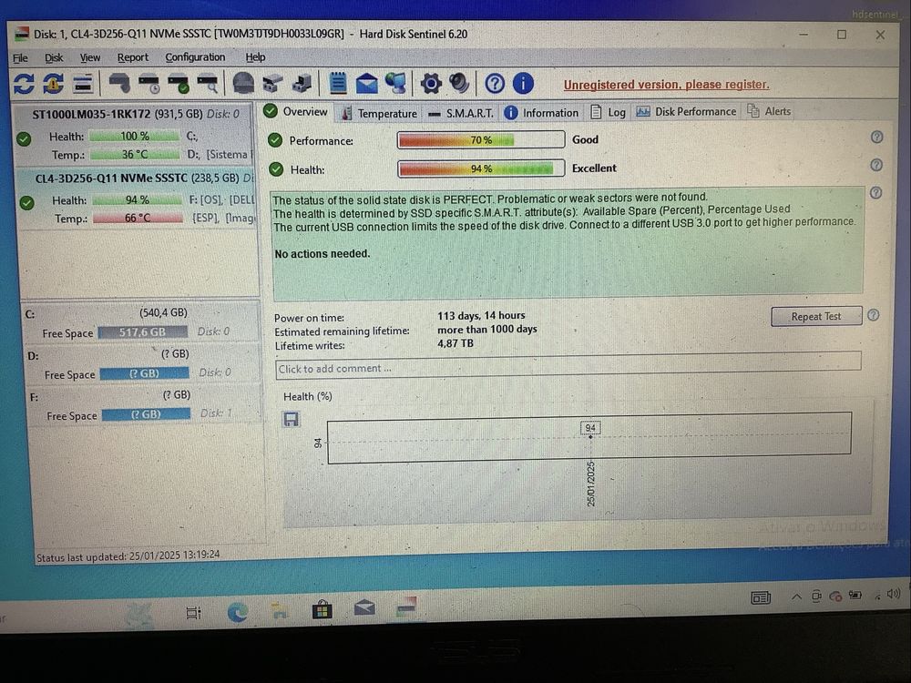 Disco rigido 2.5 Seagate ST1000LM035